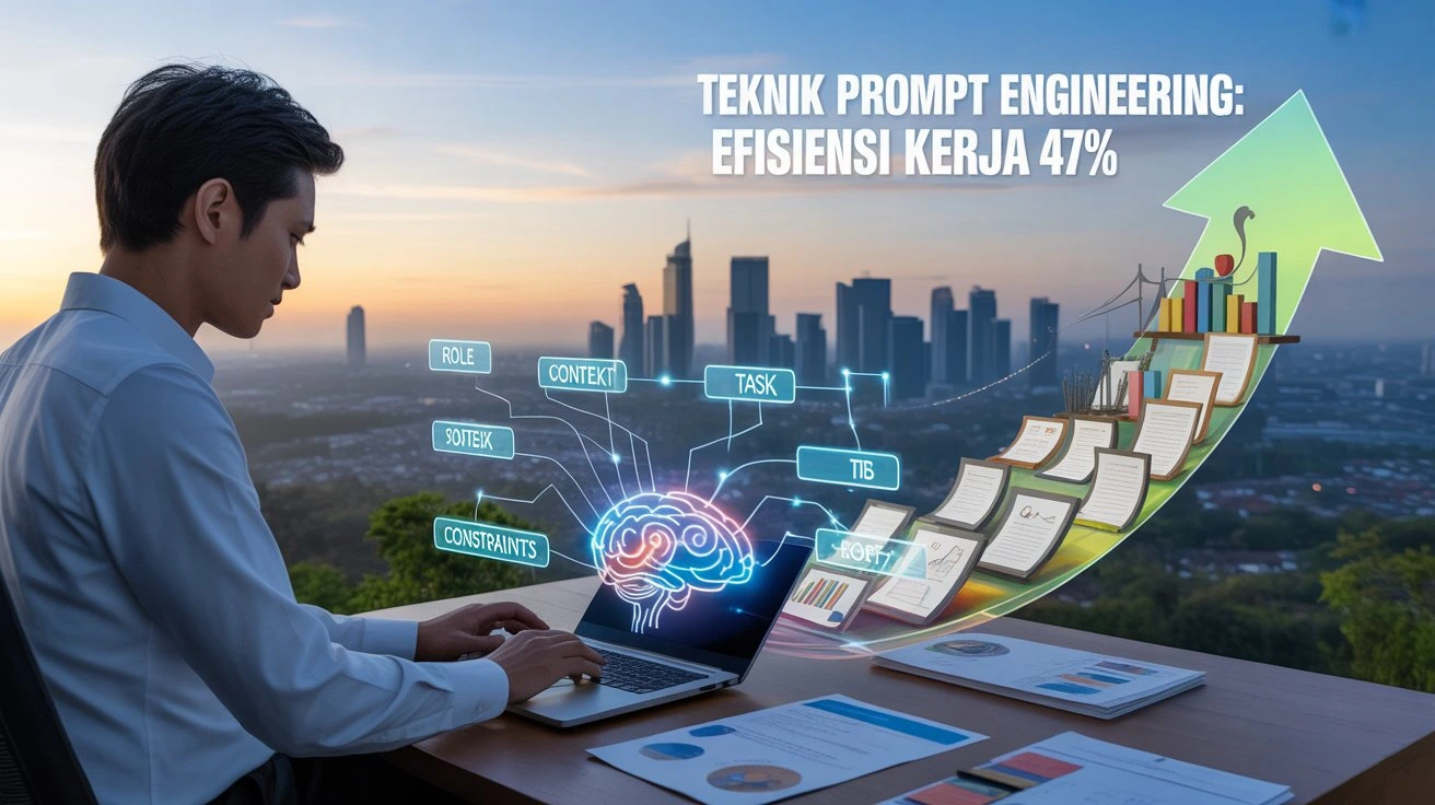 7 Teknik Prompt Engineering Efisiensi 47% - Studi Indonesia